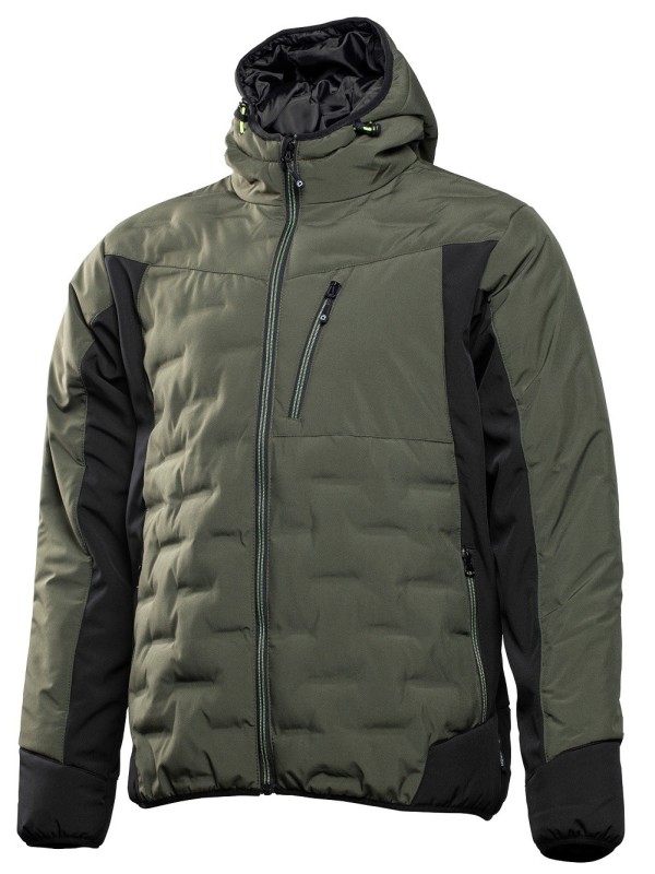 Jakk oliivi värvi kapuutsiga PAUL