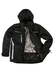 Talvine töö softshell-jakk Leibwächter Flex Line