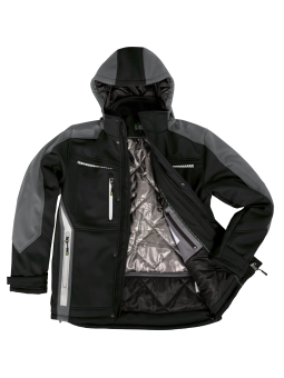 Talvine töö softshell-jakk Leibwächter Flex Line