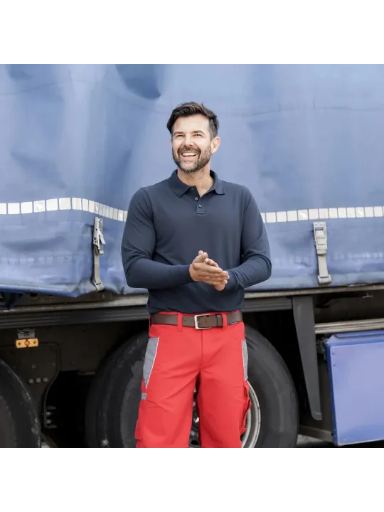 Tencel' pikkade varrukatega polo sark 'iND' - Plus X Award