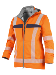 Рабочая сигнальная Softshell-куртка QUALITEX Allround-Warnschutz