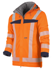 Зимняя рабочая куртка QUALITEX Allround-Warnschutz