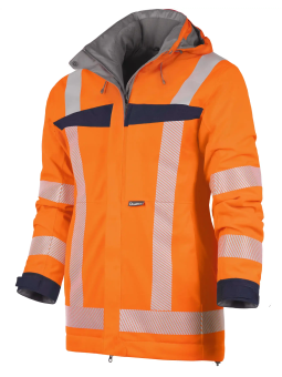Зимняя рабочая куртка QUALITEX Allround-Warnschutz