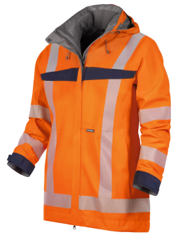 Рабочая куртка Hardshell повышенной видимости QUALITEX Allround-Warnschutz