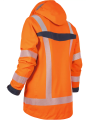 Рабочая куртка Hardshell повышенной видимости QUALITEX Allround-Warnschutz