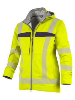 Hoiatus-Softshell-hübriidjope QUALITEX Allround-Warnschutz