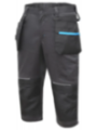 HOEGERT WURNITZ 3/4 Elastsed kaitsepüksid tumehallid