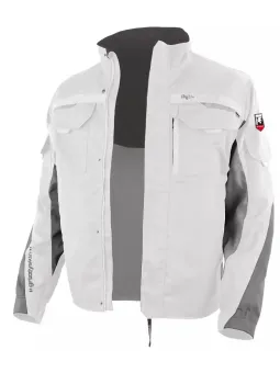 Куртка Grizlyskin IRON белый/серый