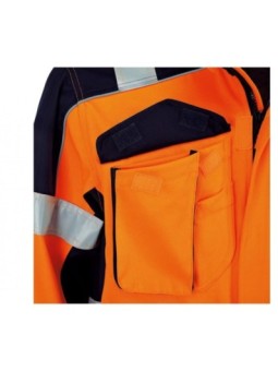 Куртка Сигнал оранжевая/синяя