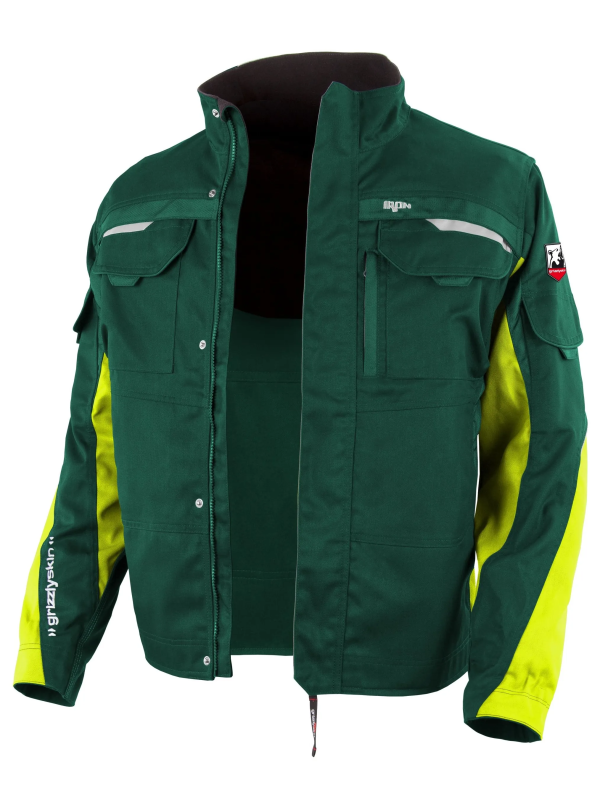Tööjakk Bunde Iron Green Grizzlyskin
