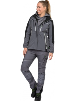 Jakk naistele Flex-Line hall/must