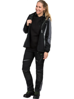 Jakk naistele Flex-Line hall/must