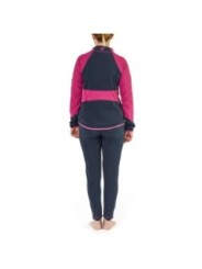 Дышащее термобельё Norfin PERFORMANCE Space Blue, женское, комплект, микрофлис, застежка-молния