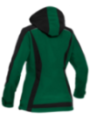 Jakk naistele Flex-Line hall/must