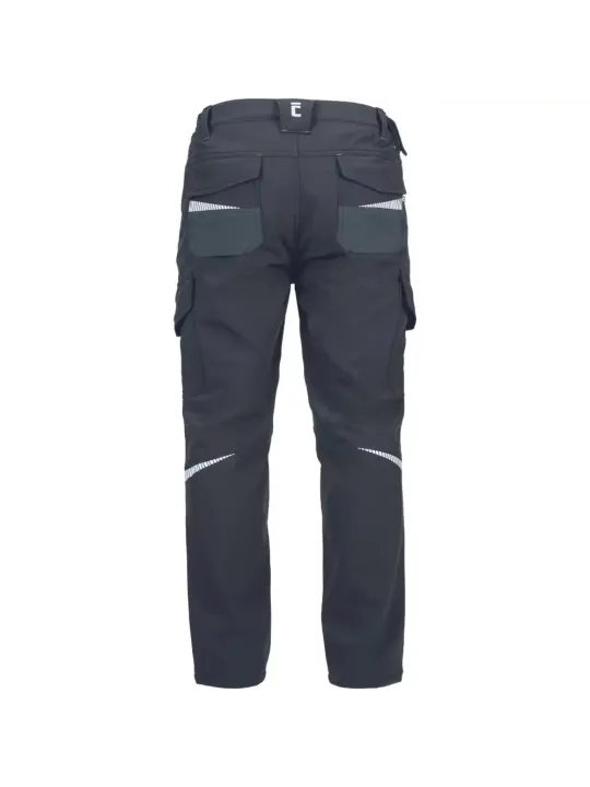 Зимние брюки софтшелл черного цвета EMERTON STR