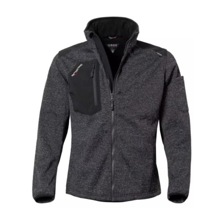 Fleecejakk kaputsiga  must Protectano