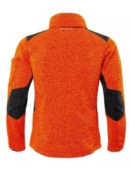 Fleecejakk kaputsiga  Oranž Protectano