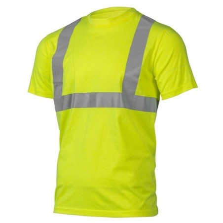 JURAL Hi-Visibility polüpuuvillane T-särk kollane