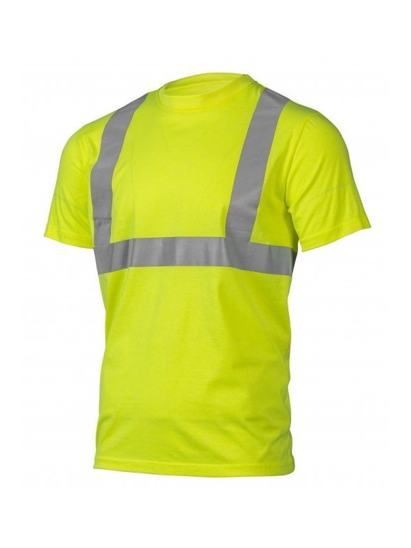 JURAL Hi-Visibility polüpuuvillane T-särk kollane