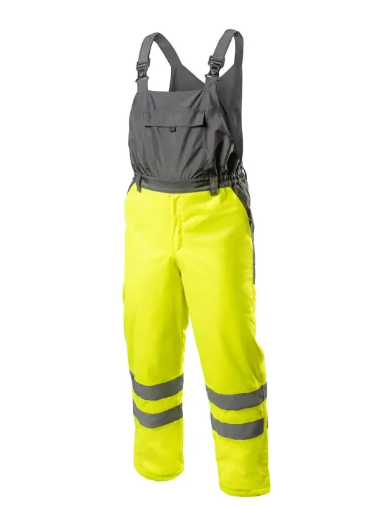 Мужской утепленный полукомбинезон AICH  повышенной  видимости