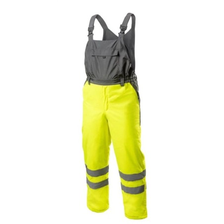 Мужской утепленный полукомбинезон AICH  повышенной  видимости