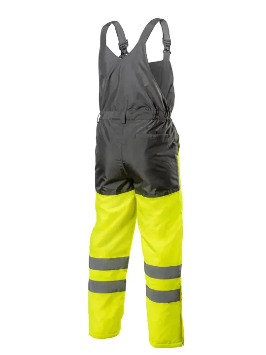 Мужской утепленный полукомбинезон AICH  повышенной  видимости