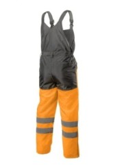 Оранжевый светоотражающий утепленный комбинезон AICH