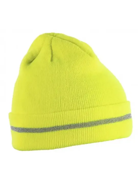 Шапка вязаная желтая универсальный размер ISEN