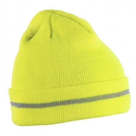 Шапка вязаная желтая универсальный размер ISEN