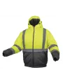 Желтая светоотражающая утепленная парка OKER