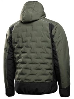 Утепленная куртка с капюшоном оливкового цвета PAUL