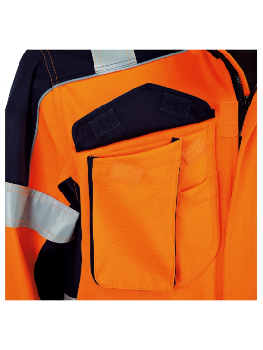 Куртка Сигнал оранжевая/синяя