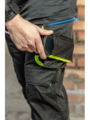 HOEGERT эластичные защитные брюки черные