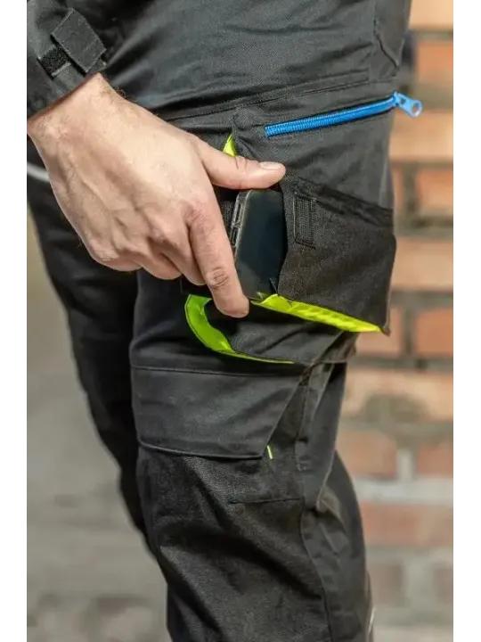 HOEGERT эластичные защитные брюки черные