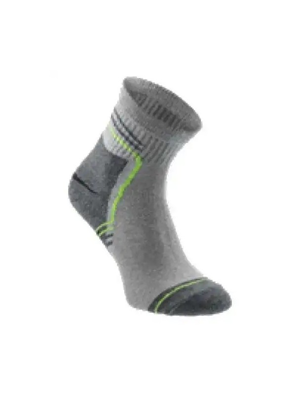 Короткие носки светло-серые/зеленые 3 пары SAAR HOEGERT