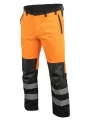 Брюки сигнальные SOFTSHELL оранжевые TRAUN