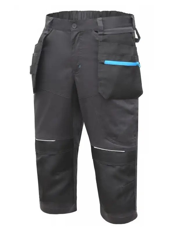 HOEGERT WURNITZ 3/4 эластичные защитные брюки темно-серые