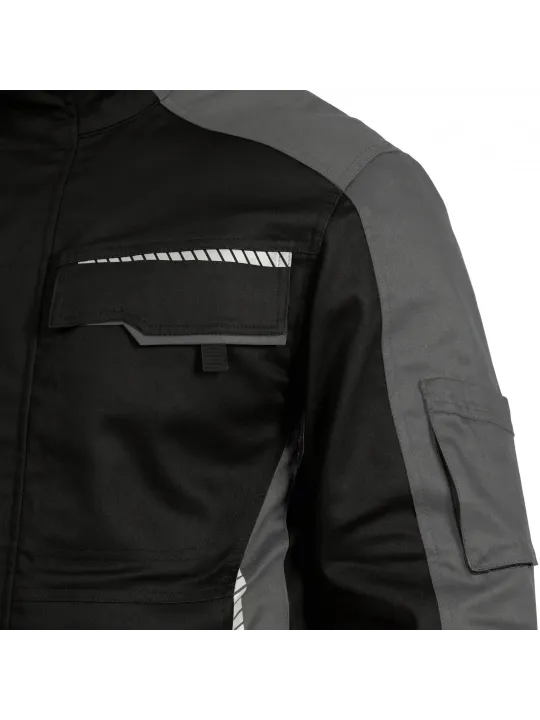 Рабочая куртка Flex-Line черный/серый