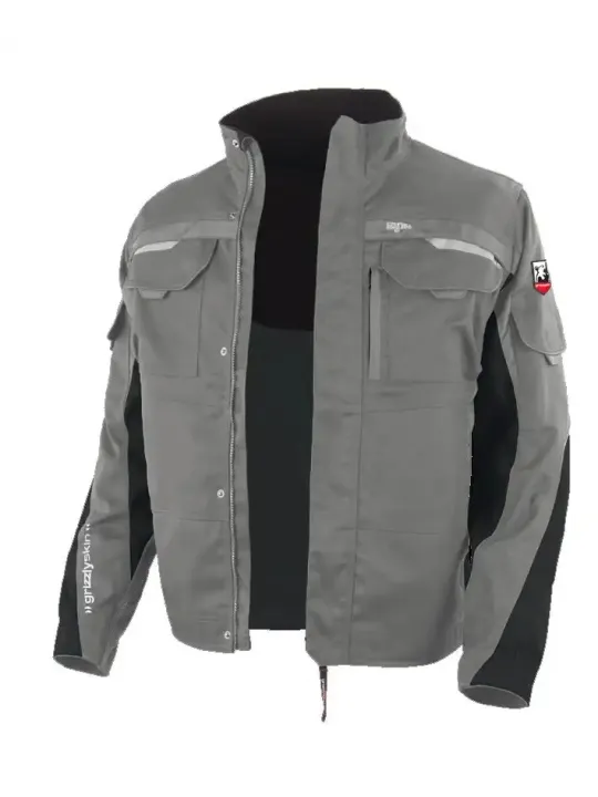 Куртка Grizlyskin IRON серый/чёрный