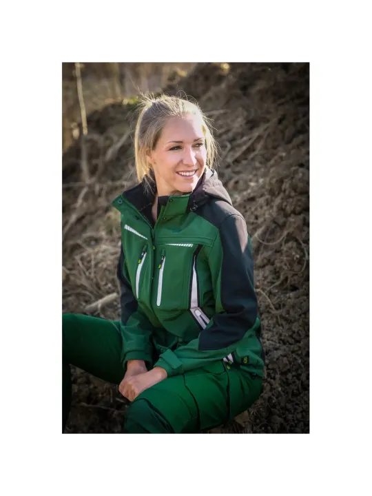 Jakk naistele Flex-Line hall/must