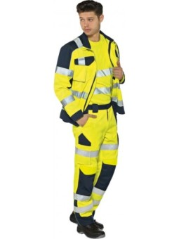 Куртка Сигнал желтая/синяя