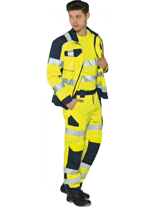 Куртка Сигнал желтая/синяя