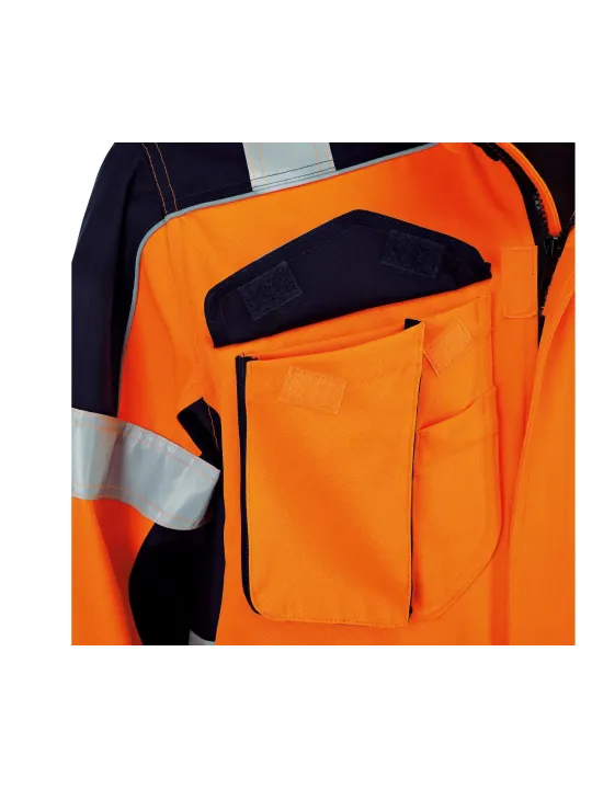 Куртка Сигнал оранжевая/синяя