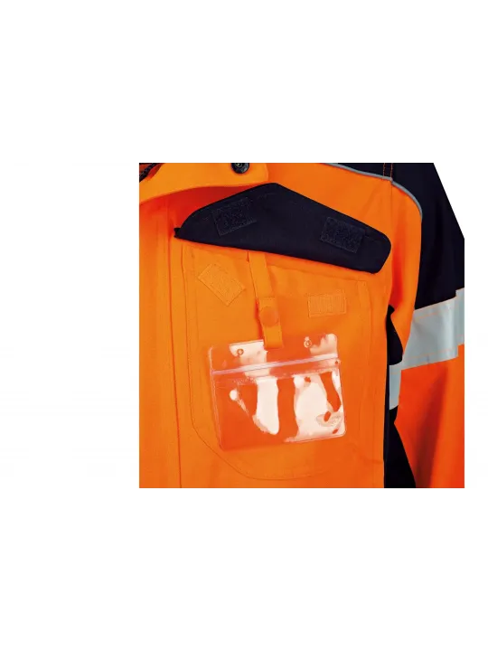 Куртка Сигнал оранжевая/синяя