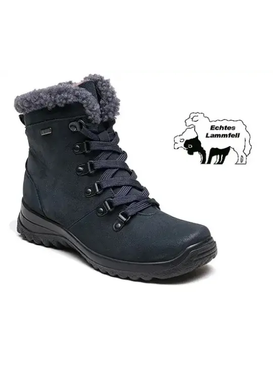 ЖЕНСКИЕ САПОГИ ИЗ НУБУКА С МЕХОВОЙ ПОДКЛАДКОЙ