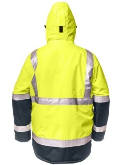 Зимняя куртка BALTIC CANVAS повышенной видимости, неоново -желтый, класс 2