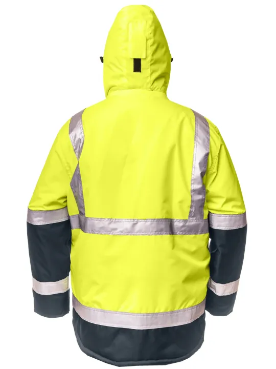 Зимняя куртка BALTIC CANVAS повышенной видимости, неоново -желтый, класс 2