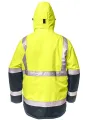 Зимняя куртка BALTIC CANVAS повышенной видимости, неоново -желтый, класс 2