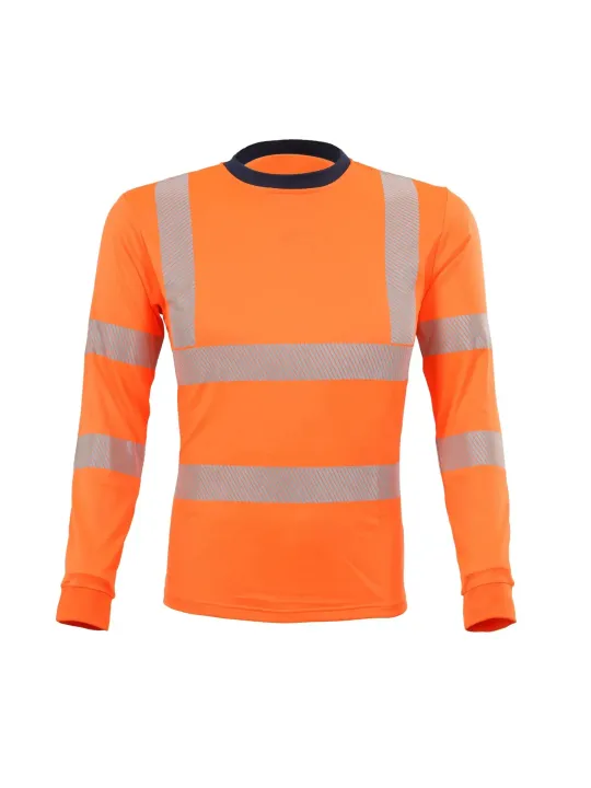 Футболка с длинными рукавами Lyocell 'All-round high-visibility protection' с защитой от УФ