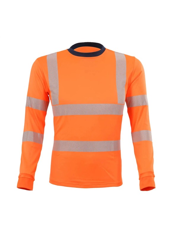 Футболка с длинными рукавами Lyocell 'All-round high-visibility protection' с защитой от УФ